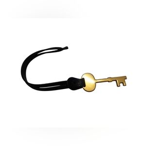 Fossil Key Pendant Bag Charm on Leather strap